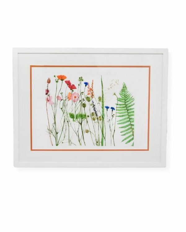 Large Colourful Meadow Mix by Nicola Weldon - Vibrant fine art print with meadow flowers