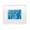 Turquoise Ink Seaweed Mix by Nicola Weldon - Fine art print with intricate seaweed designs