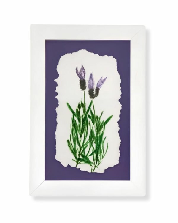 Lavender by Nicola Weldon - Delicate Irish art with lavender sprigs