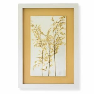 Wild Oats Ceramic Plaque by Nicola Weldon - Delicate Irish artist depiction of wild oats