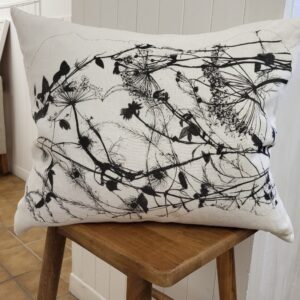 Charcoal Seedhead Mix Cushion