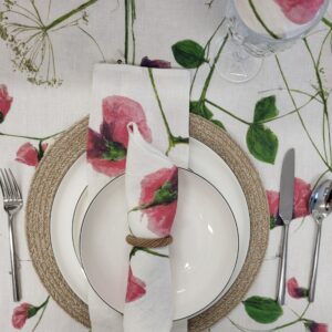 Wild Sweet Pea Table Runner